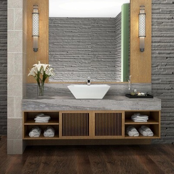 Jacuzzi Maya White Vessel Square Traditional Bathroom Sink (16.14-in x 16.14-in) - Picture 3 of 7